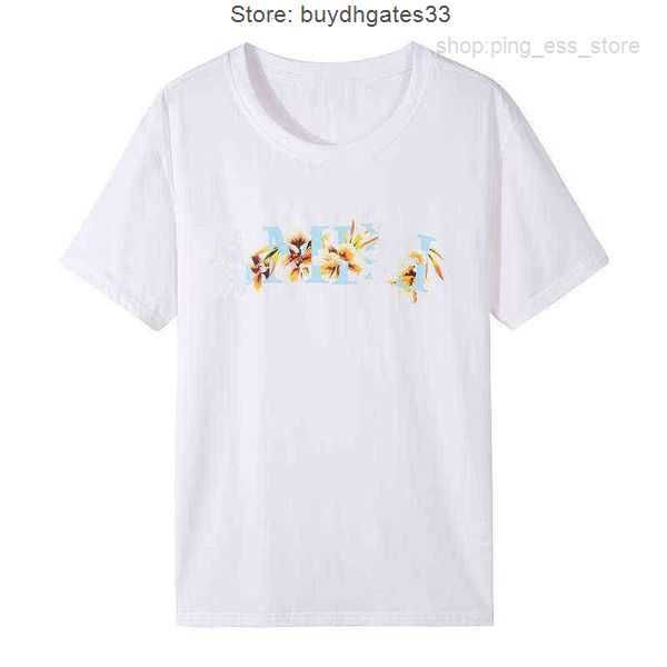 

designer luxury amirly fashion tees 2023 streetwear t t shirts shirt man t-shirt men's short t-shirts hip hop mens womens tshirts c6f5, White;black
