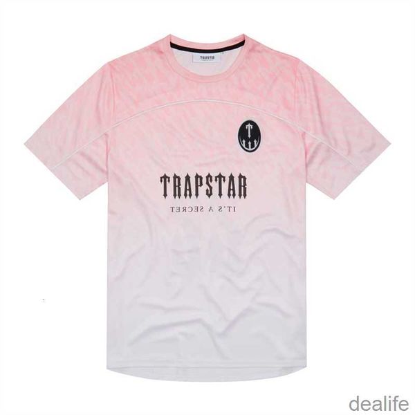 

trapstar mens t-shirts football jerseys summer casual t shirt womens streetwear short sleeve quick drying cool t-shirt hf6j, White;black