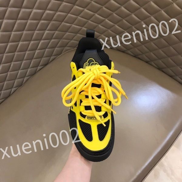 

2023 luxury designer sneakers plate-forme shoes running shoes thick sole trend light fashion color cool casual lace-up dad shoe, Black