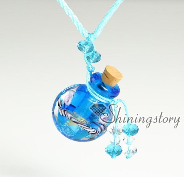 

aromatherapy jewelry scents handcrafted glass essential oils jewelry murano glass jewelry pendant vintage perfume bottle pendant n8628123, Silver