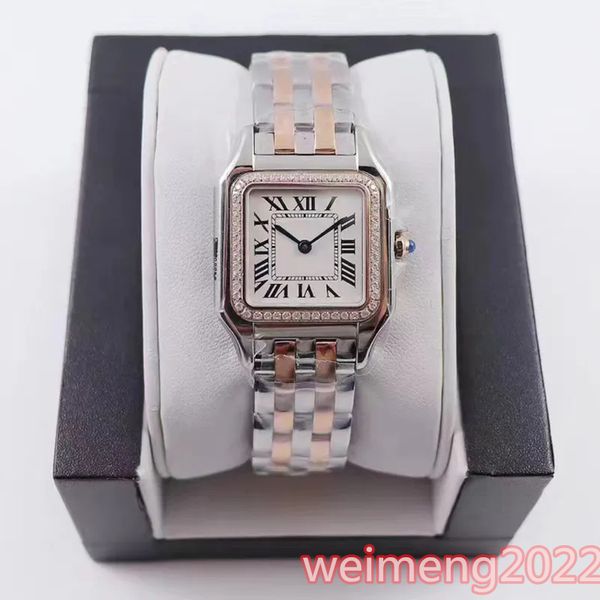 

u1 aaa grade new fashion woman square gold watch tank series casual lady quartz ultra thin panthere de g factory watches 316l stainless stee, Slivery;golden