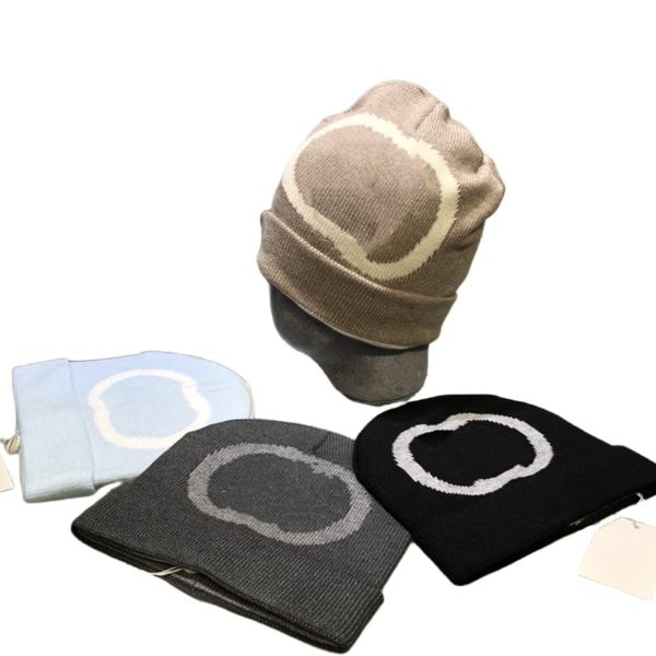

designer hats men's and women's beanie fall/winter thermal knit hats men women pink red black classic style with box ppdda triangl, Blue;gray