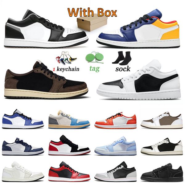 

1s low panda basketball shoes men women jumpman 1 starfish vintage unc grey black cyber hyper royal trainers ceramic diamond green toe sport