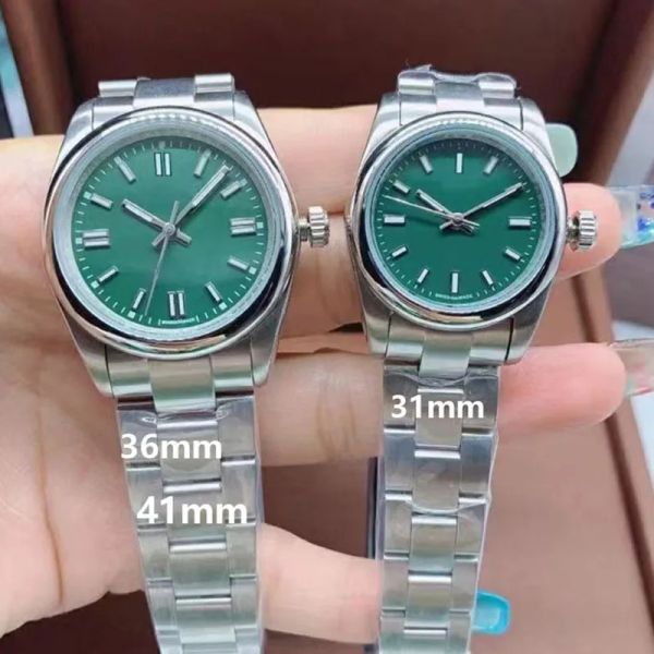 

turquoise womens watch automatic watches sapphire 31/36/41mm mechanical stainless steel luminous lovers montre blue oyster perpetual motion, Slivery;brown