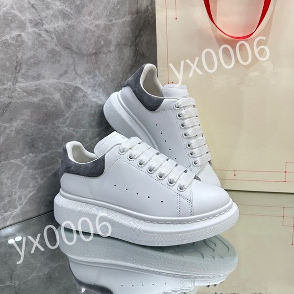 

new designers sneaker casual shoes sole white black leather womens mens high-quality flat lace up trainers sneakers size 35-46