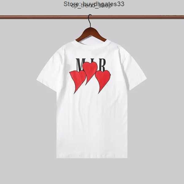 

womens amirly short designer mens casual t shirts sleeve printed fashion tees man tshirt luxury cotton hip hop streetwear luxurious tshirts, White;black