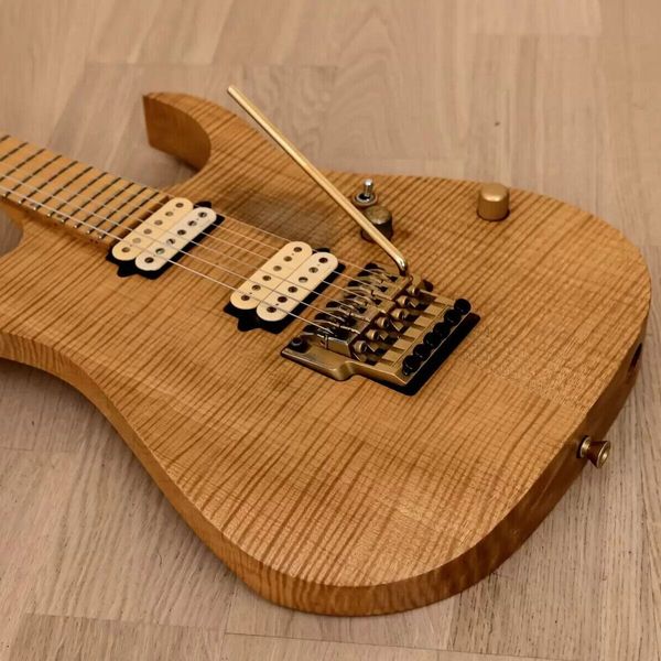 

factory custom new maple, stock model 7v electric guitar beautiful sound quality