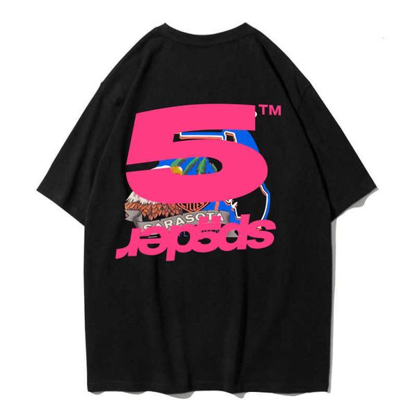 

spider 555 shirt mens short sleeved tshirts sp5der designer tshirt men women sweatshirt 3d printing pullover tee oversize tshirt, White;black