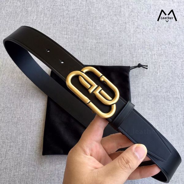

designer woman mens belt luxury women real leather gold silve buckle casual black width 3.5cm wholesale, Black;brown