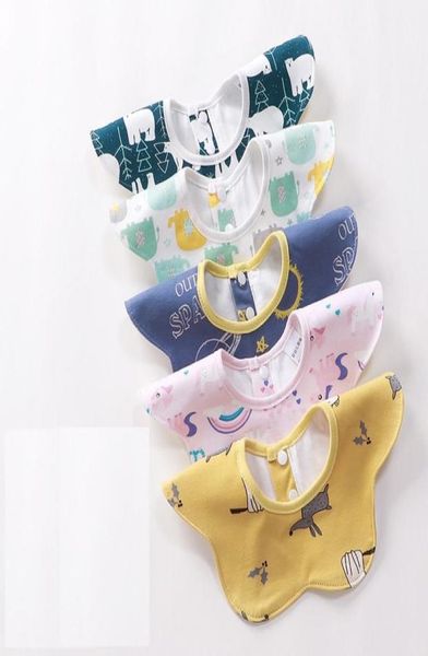 

bibs 360 degree rotation 6 layers gauze muslin baby kids bandana burp cloth soft newborn infant saliva towel stuff7752949