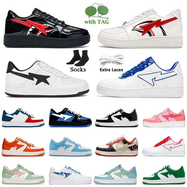 

men casual shoes a bathing sk8 sta 2023 jjjjound camo black white green red orange camouflage womens trainers sports sneakers plate-forme wi