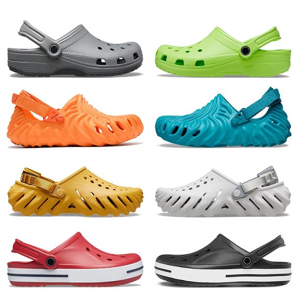 

wholesale designer cros sandals women mens white black slippers classic clogs echo outdoor beach shoes sliders crocodile sasquatch stratus s