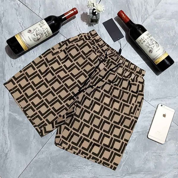 

2023 new summer mens shorts designers casual sports knee length fashion quick drying men beach pants black and white letter print short asia, White;black