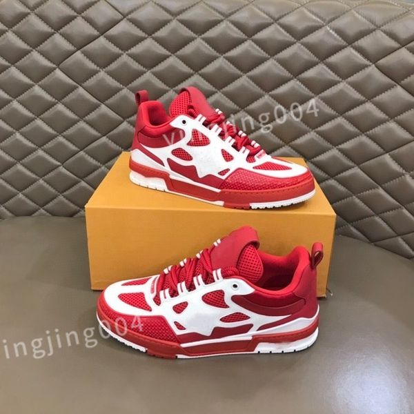 

2023 new fashion men's sports shoes elegant sports shoes women's perfect calfskin shoes white black leather leisure walking