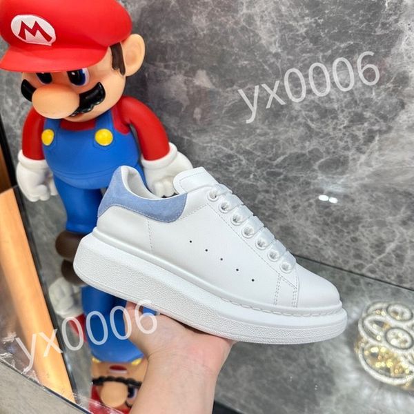 

new designers sneaker casual shoes sole white black leather womens mens high-quality flat lace up trainers sneakers size 35-46