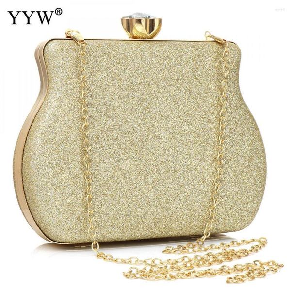 

shoulder bags women rhinestone clutch purses envelope evening with metal chain glitter female handbag for wedding cocktail prom party