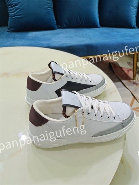 

luxurys designer flat sneaker trainer casual shoe leather white overlays fashion platform mens womens sneakers size 35-46, Black