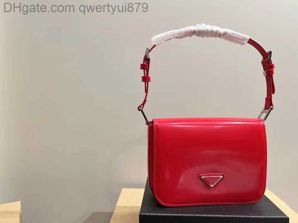 

shoulder bags 23 new luxury brand pra women's shoulder bag crossbody bag patent leather design qwertyui879