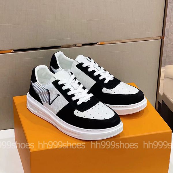 

5a beverly hills sneakers classic luxury brand low state casual shoes brand casual shoes retro men's fashion woman white shoes, Black