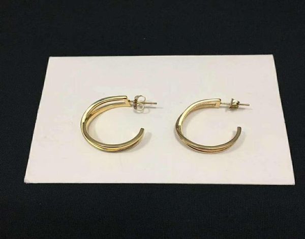 

selling explosive style simple style x cross plating fashion designer earrings luxury designer jewelry women earrings6417590, Golden
