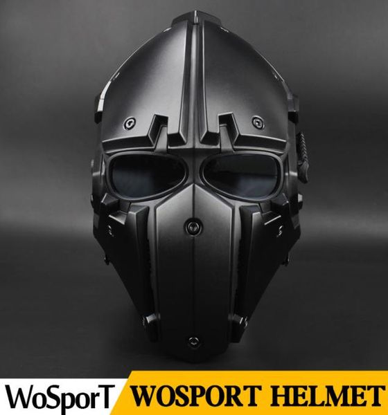 

full face tactical paint ball helmet armed aviation software shooting mask combat shooting battlefield helmet mask 4 lenses9668533