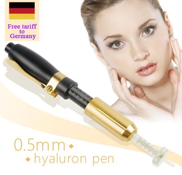 

hyaluron pen gun 5ml hyaluronic atomizer wrinkle removal skin lift anti aging water syringe injection needless7764391, Black;white
