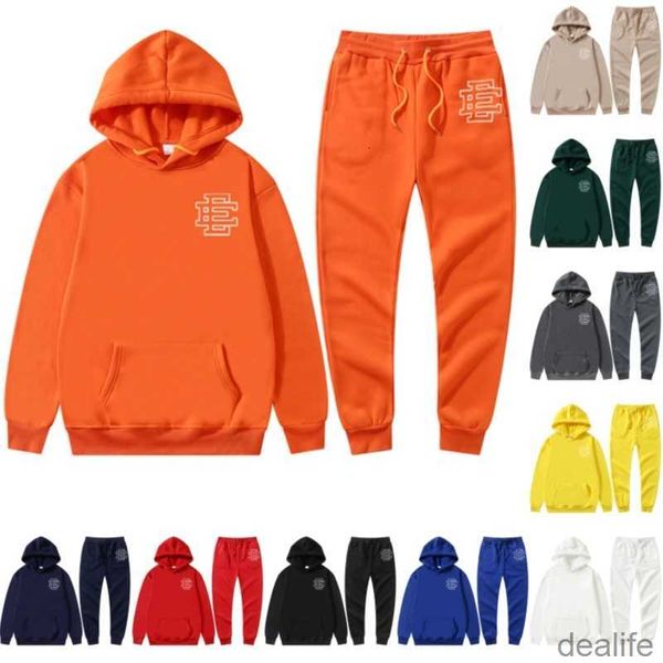

designer ee mens hoodies eric emanuel tracksuits sweater sweatshirts streetwear loose luxury jacket hoodie windbreaker jumper letter printed, Black