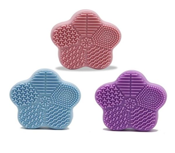 

makeup brushes cleaning pad washing brush scrubber board mat cleaner cosmetic tool8990172