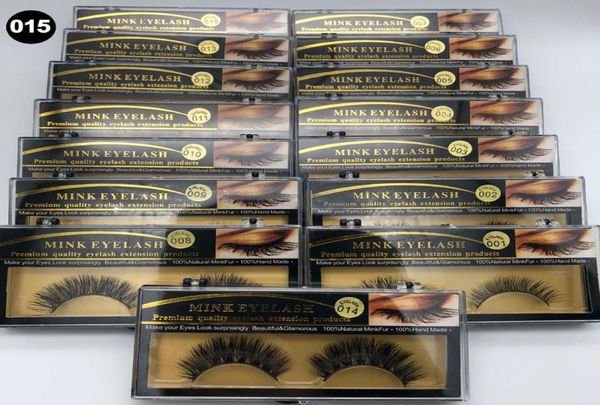 

3d mink false eyelashes 15 styles handmade beauty thick long soft mink lashes fake eye lashes eyelash7816970