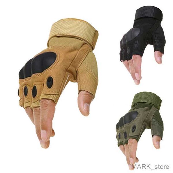 

motorcycle gloves outdoor tactical gloves sport gloves half finger type military men combat gloves shooting hunting gloves r230621