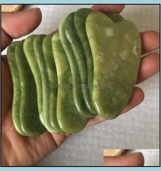 

mas stones rocks health beauty mas beautyjd010 natural xiuyan stone green jade guasha gua sha board masr for scra drop delivery 9645296