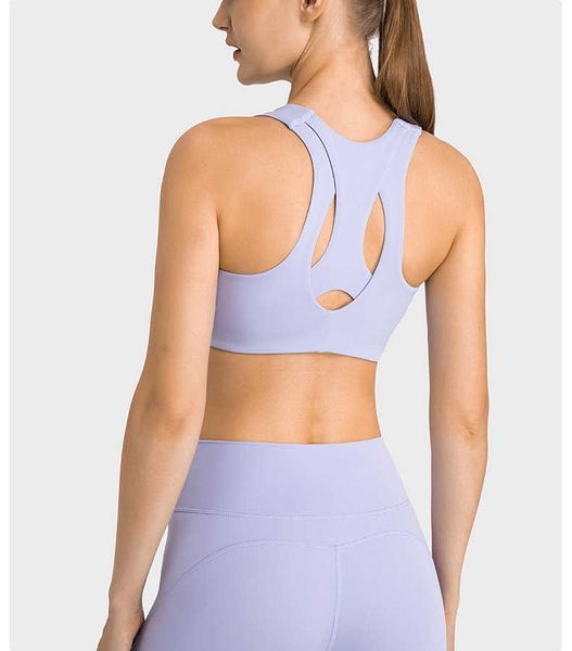 

l-018 yoga women clothing yoga gym women underwear sports bra three-dimensional segmentation shaping crop high strength bracing bras summer