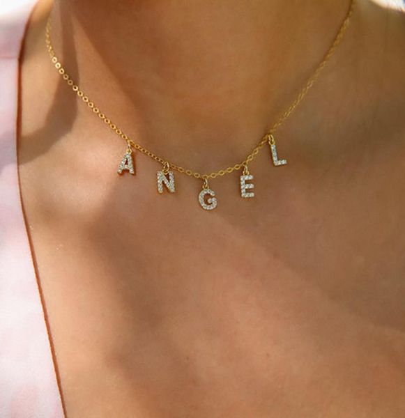 

customized jewelrycustomized s dodoai custom pave crystal personalized name necklace pendant jewelry3980708, Silver