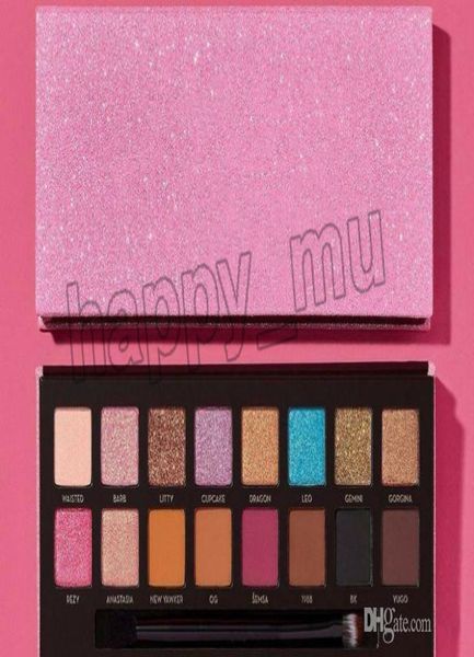 

factory direct dhl new makeup eyes brand amrezy eyeshadow palette 16 colors shimmer matte eye shadow6844915