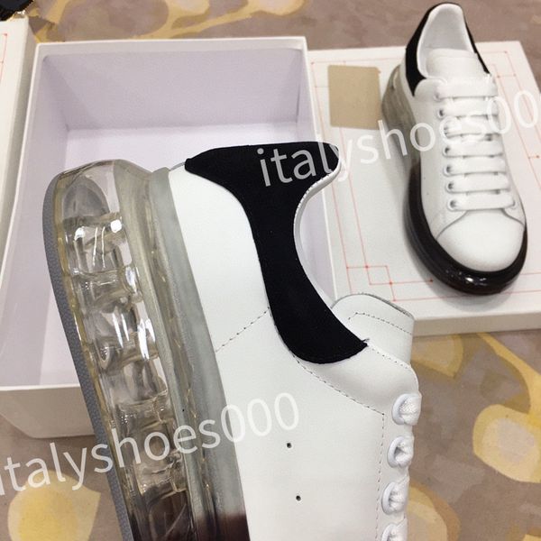 

new luxury women sneakers travel shoes leather lace-up sneaker cowhide fashion lady flat designer trainers letters woman shoe platform men s, Black