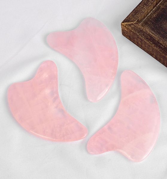 

jade stone massage guasha rose quartz face jade skin roller facial body scraping for spa acupuncture therapy trigger point treatme1705288