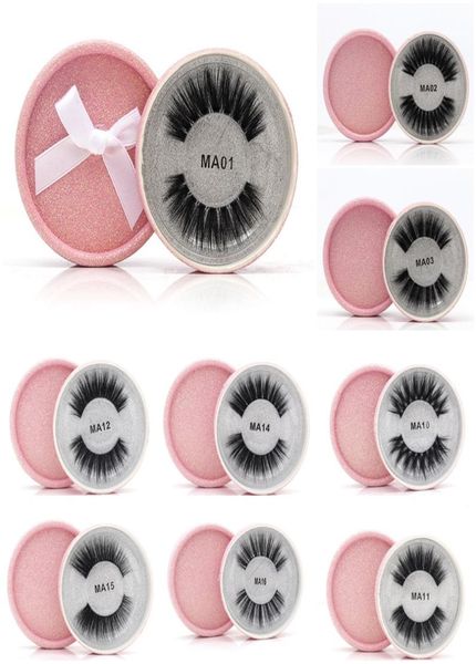 

16 styles 3d faux mink eyelashes false mink eyelashes 3d silk protein lashes 100 handmade natural fake eye lashes with pink gift 8080741