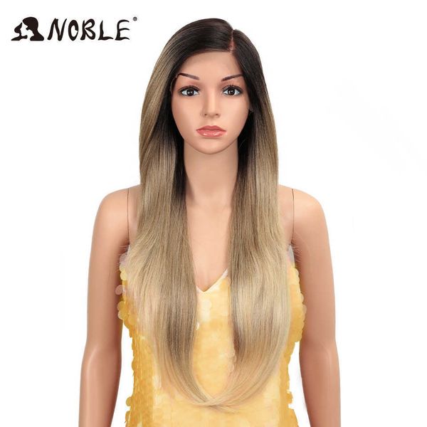

hair synthetic lace front wig long straight 28 inch lace wig blonde wig heat resistant wigs for women lace front wig 230524, Black;brown