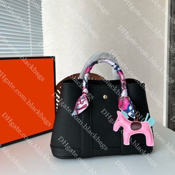 

high capacity women tote bag designer handbag luxury lady temperament bag classic genuine leather lychee pattern solid color