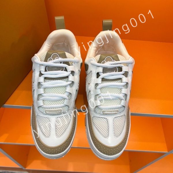 

luxury platform designer boots low casual shoes sneakers women mens fashion party flat leather vintage trainers, Black