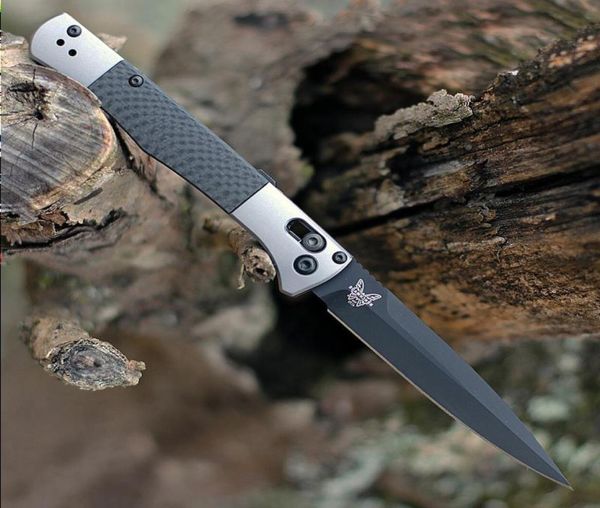 

spear 4170bk auto 395quot folding knife carbon s90v black benchmade camping point blade aluminum outdoor with fact fiber inlay7647947