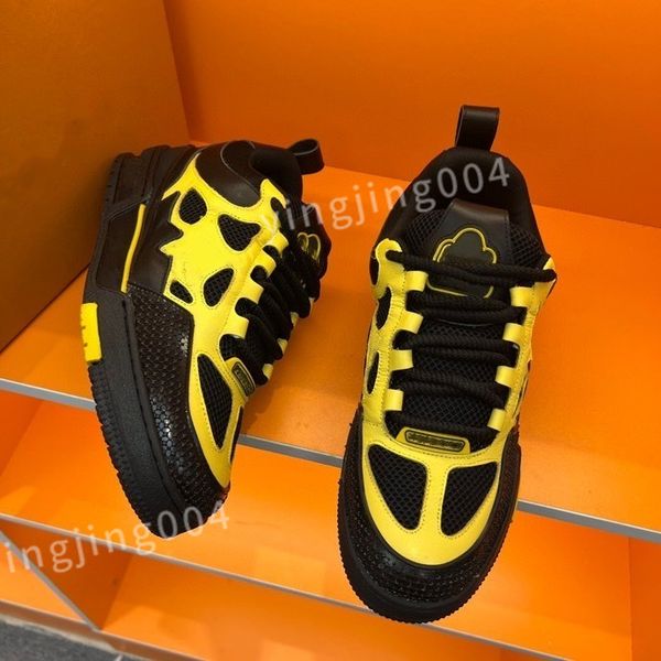 

2023 new men's trainers designer man's casual shoes quality men lace-up sneakers outdoor runing sport shoe fashion mens basketball, Black