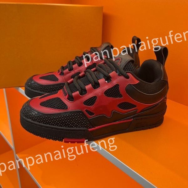 

2023 luxurys designer casual shoes for men sneakers fashion running sports shoes breathable non-slip walking women casual loafers sneaker, Black