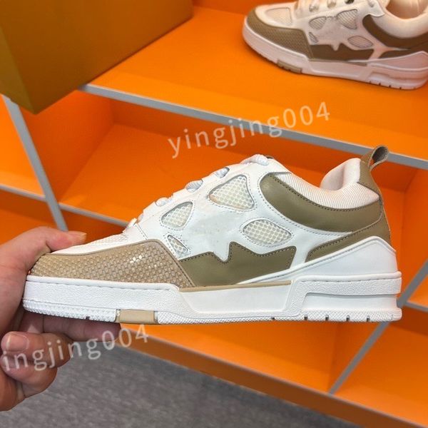 

luxury men's trainers designer man's casual shoes quality men lace-up sneakers outdoor runing sport shoe fashion mens basketball s, Black