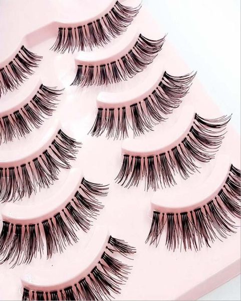 

transparent eyelash 5pairsbox beau ty thick long false eye clear band lashes makeup beauty tools 2025197998