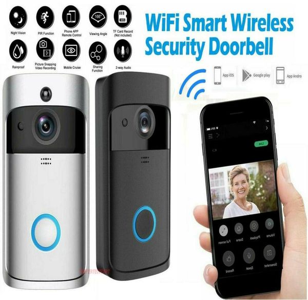 

new wireless wifi video doorbell smart phone door ring intercom security camera bell mobile remote video surveillance alarm video 2453784