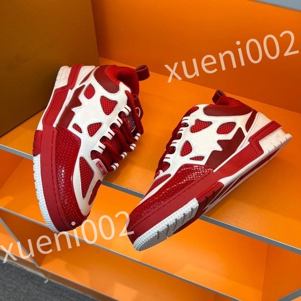 

new luxury designer casual shoes men women sneakers technical fabric breathable shoes chunky rubber sole walking party shoes, Black