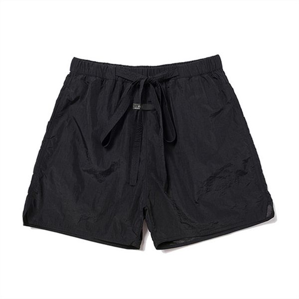 

men's high-end quality highlights the temperament of loose large size fashion shorts wicking sweat quick drying european and american t, White;black