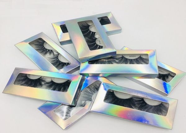 

upsmn series whole 3d real mink lashes priavte label new long eyelashes popular 25 mm 27mm eyelashes with the holographic pac9163879