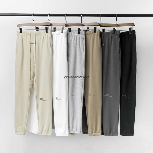 

mens autumn pants joggers fears womens of long god cotton luxury essentials sweatpant jogging reflective casual trouser botton sweatpants es, Black